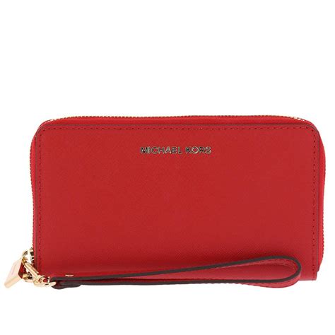 michael kors rubin red wallet|Michael Kors bifold wallet women's.